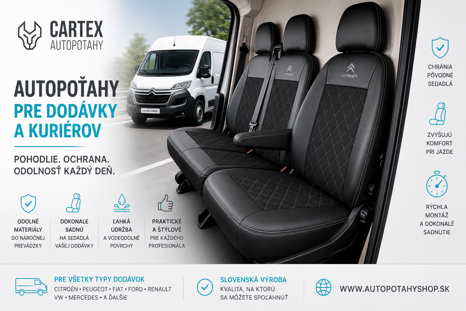 autopotahy dodávky