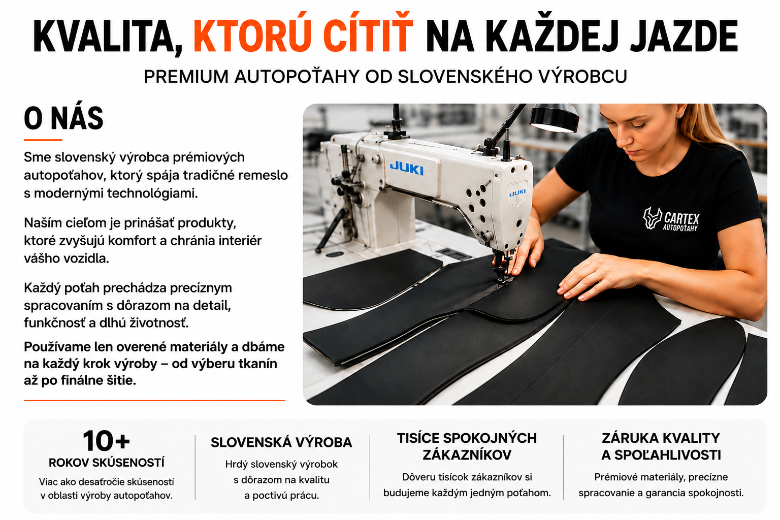 firma CARTEX autopotahy