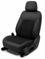 Autopoťahy šité na mieru LEATHER LOOK ALCANTARA BLACK STITCH