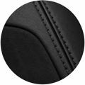 Autopoťahy šité na mieru LEATHER LOOK ALCANTARA BLACK STITCH