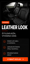 Autopoťahy LEATHER LOOK