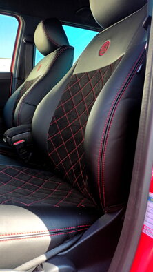 Autopoťahy LEATHER LOOK MONTE CARLO 1x1
