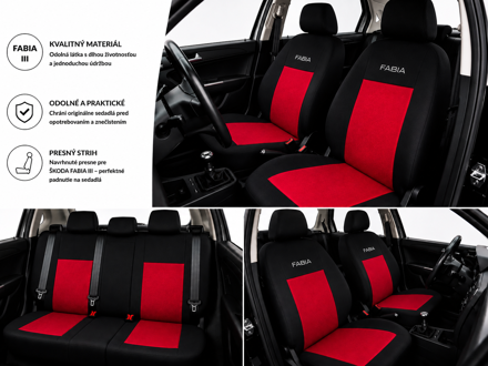 Autopoťahy ŠKODA FABIA III RS RED