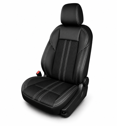 Autopoťahy LEATHER LOOK PERFORMANCE WHITE