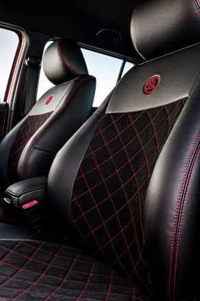 Autopoťahy LEATHER LOOK MONTE CARLO 1x1 RED