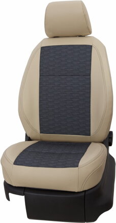 AUTOPOŤAHY LEATHER LOOK 703 BEIGE