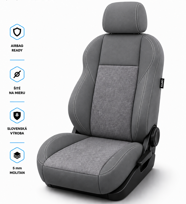 Autopoťahy na mieru EXCLUSIVE L3 - GREY