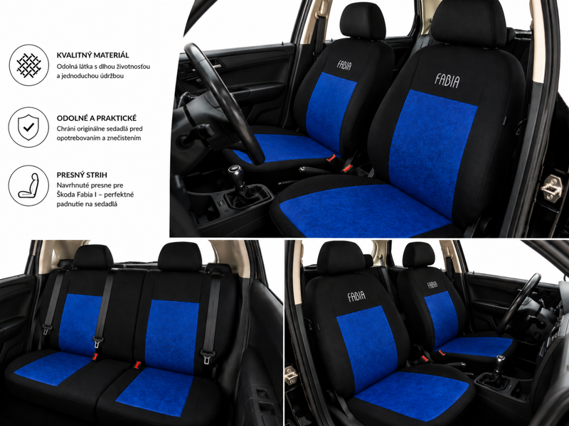 Autopotahy RS DESIGN blue FABIA I.