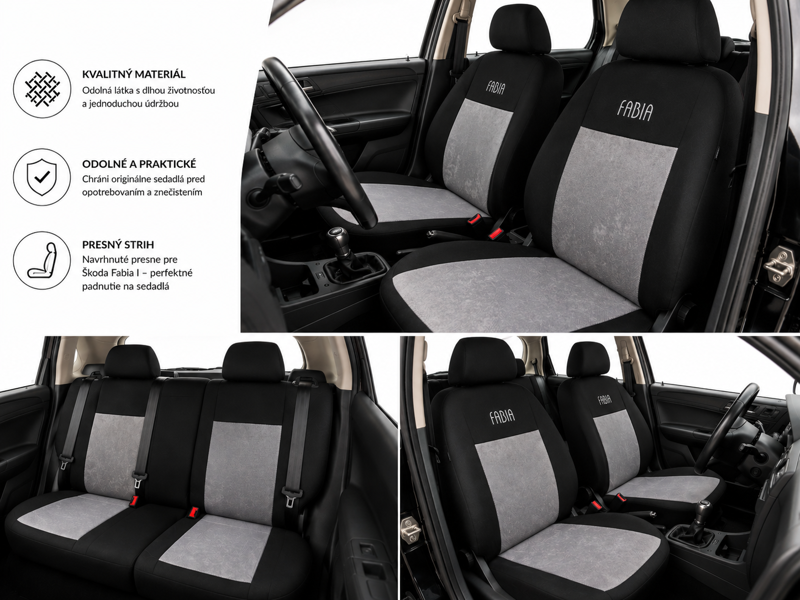 Autopotahy RS DESIGN silver FABIA I.