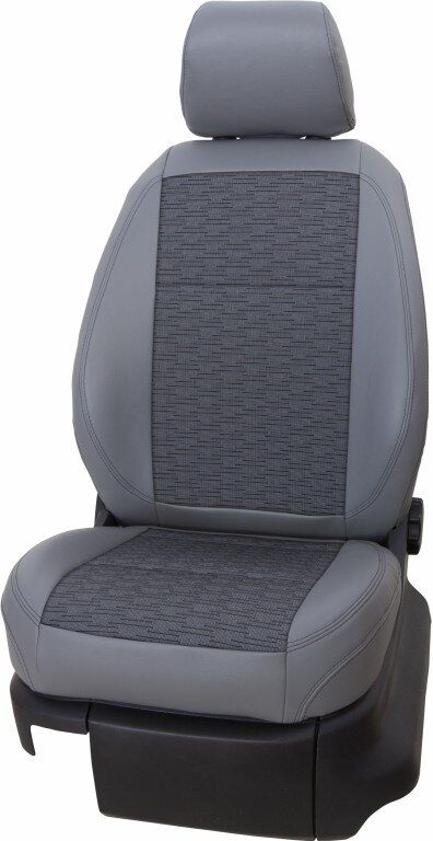 AUTOPOŤAHY LEATHER LOOK 703 GREY